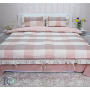 Комплект спално бельо Праскова  ЕСТЕСТВЕН ЛЕН Комплект спално бельо Праскова  ЕСТЕСТВЕН ЛЕН